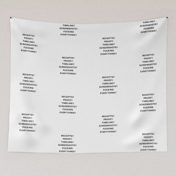 Item preview, "Receipts! Proof! Timeline! Screenshots!..." | Heather Gay | The Real Housewives of Salt Lake City designed and sold by guest-pillow.