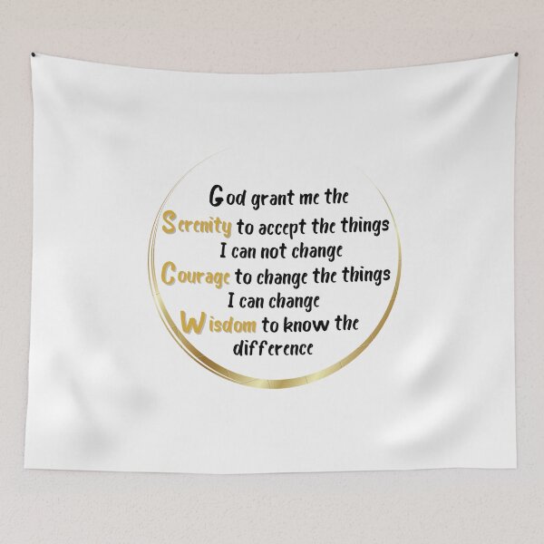 Item preview, Serenity Prayer Gold designed and sold by UnlockKnowledge.