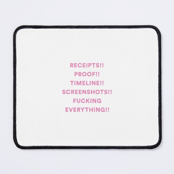 Item preview, "Receipts! Proof! Timeline! Screenshots!..." | Heather Gay | The Real Housewives of Salt Lake City designed and sold by guest-pillow.