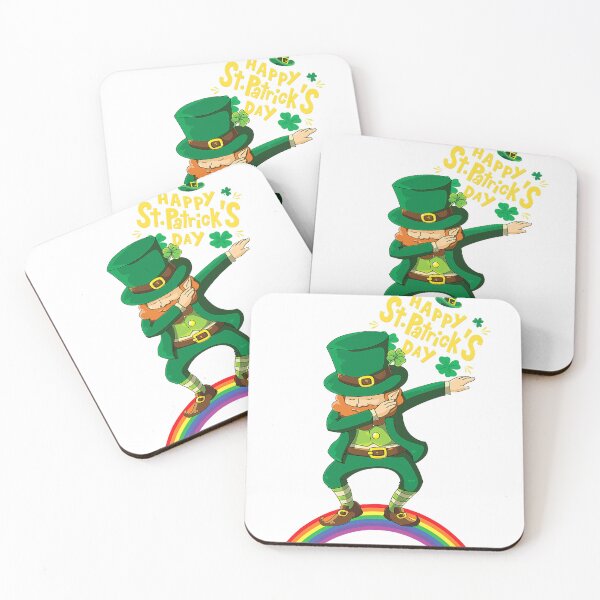 Item preview, Happy Saint Patrick's Day Leprechaun Dab Rainbow designed and sold by BalladOfZeus.