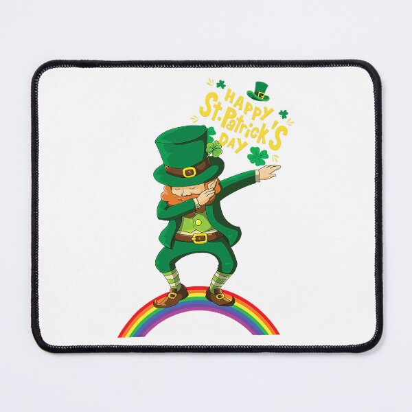 Item preview, Happy Saint Patrick's Day Leprechaun Dab Rainbow designed and sold by BalladOfZeus.