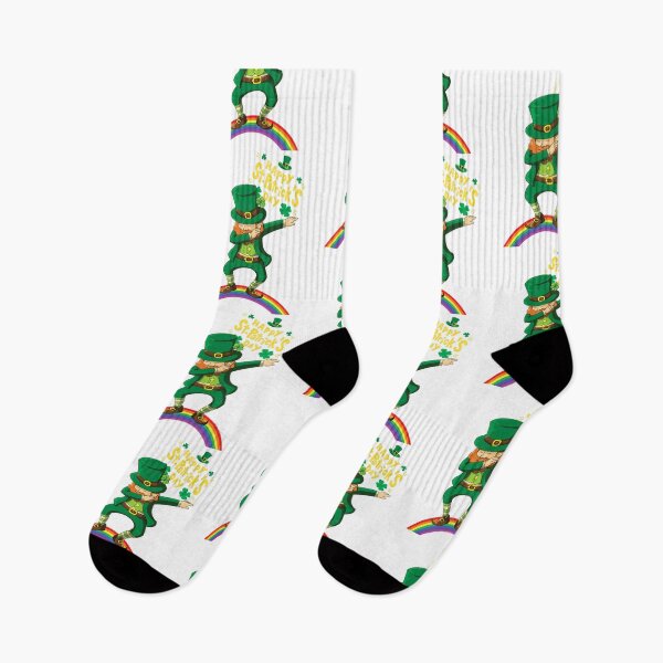 Item preview, Happy Saint Patrick's Day Leprechaun Dab Rainbow designed and sold by BalladOfZeus.