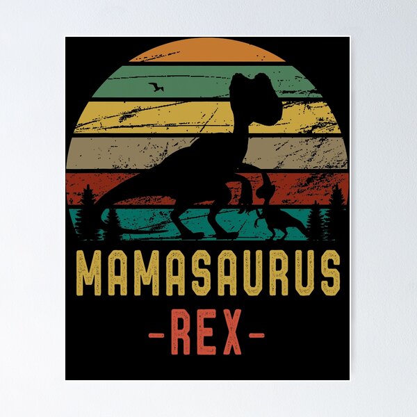 Item preview, Mamasaurus Rex  Saurus Mom Mother's Day Gift Tee designed and sold by SpeedyPrints.