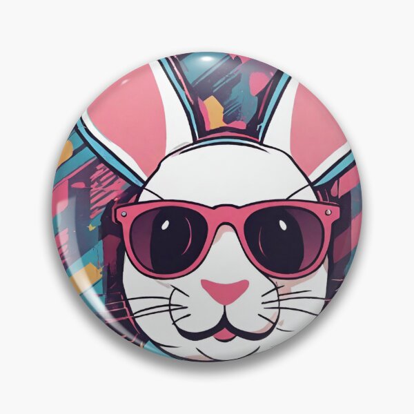 Item preview, 90s Nerdy Rabbit designed and sold by LittleGoblinPrs.