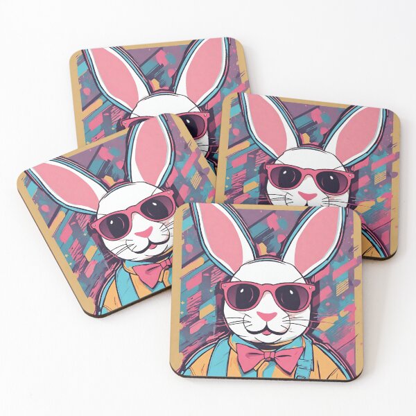 Item preview, 90s Nerdy Rabbit designed and sold by LittleGoblinPrs.