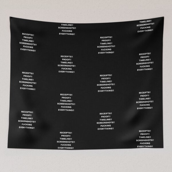 Item preview, "Receipts! Proof! Timeline! Screenshots!..." | Heather Gay | The Real Housewives of Salt Lake City designed and sold by guest-pillow.