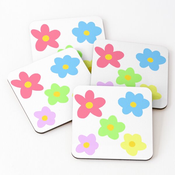 Item preview, Cute colorful flowers designed and sold by Moonlari.