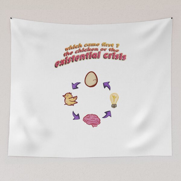 Item preview, El pollo existencial designed and sold by NicBobinios.