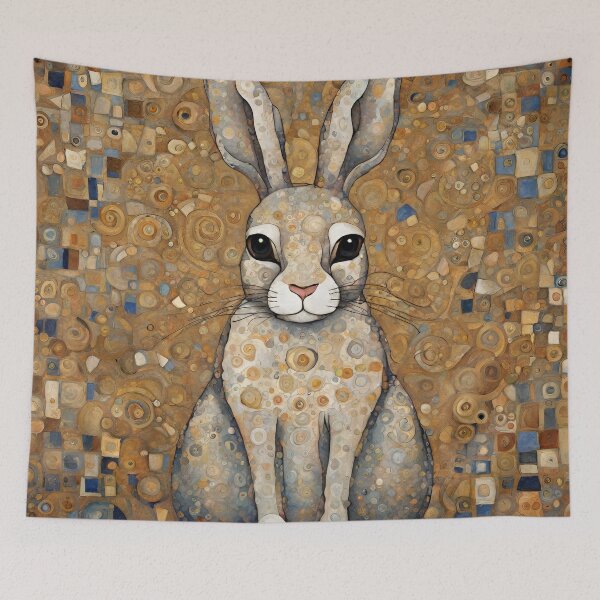 Item preview, Art Nouveau Rabbit designed and sold by LittleGoblinPrs.