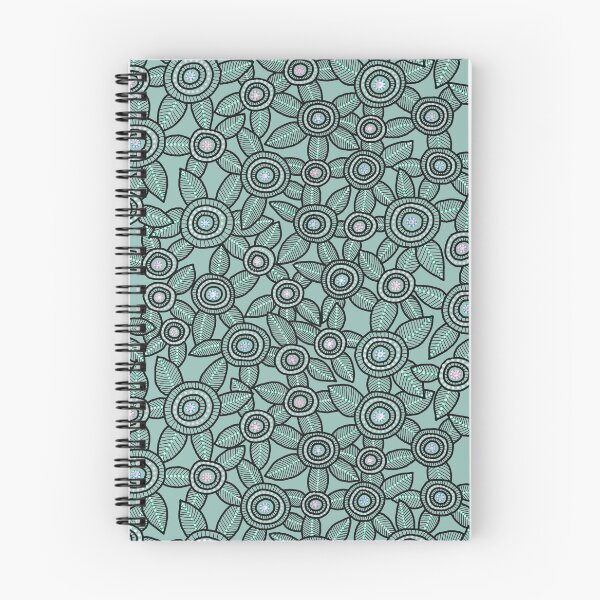 Item preview, NO AI ! Mint Color Dot Art Flowers  designed and sold by ManonElmendorp.