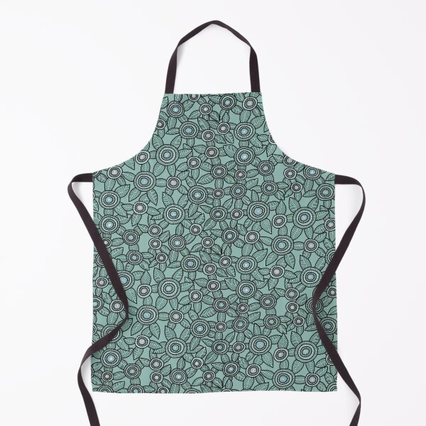 Item preview, NO AI ! Mint Color Dot Art Flowers  designed and sold by ManonElmendorp.