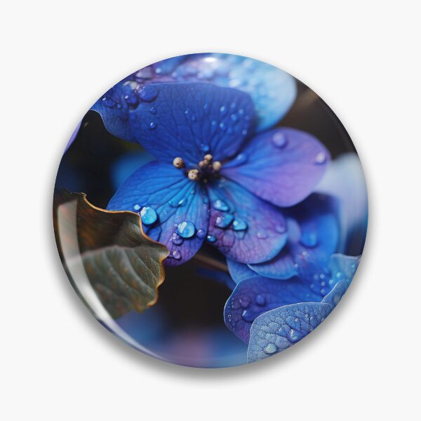 Item preview, Hydrangea Tile 17: Blue Skies and Pastel Puffs Dancing in Nature's Confetti Bowl designed and sold by TheBrainArt.
