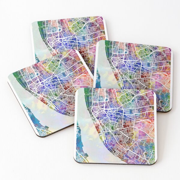 Item preview, Mapa de la ciudad de Liverpool Inglaterra designed and sold by ArtPrints.