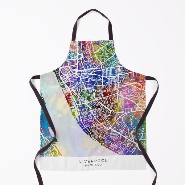 Item preview, Liverpool England City Map designed and sold by ArtPrints.
