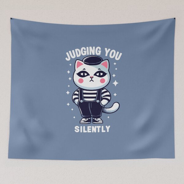 Item preview, Cat Mime, Judging You Silently designed and sold by Gkinoki.