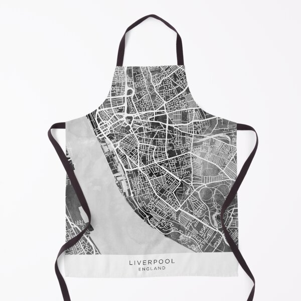 Item preview, Liverpool England City Map designed and sold by ArtPrints.