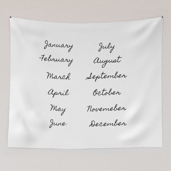 Item preview, Months Of The Year designed and sold by Ambreen09.