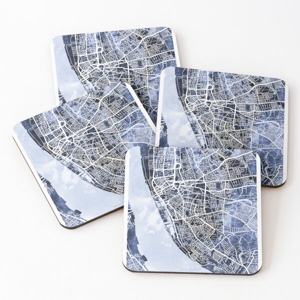 Item preview, Mapa de la ciudad de Liverpool Inglaterra designed and sold by ArtPrints.