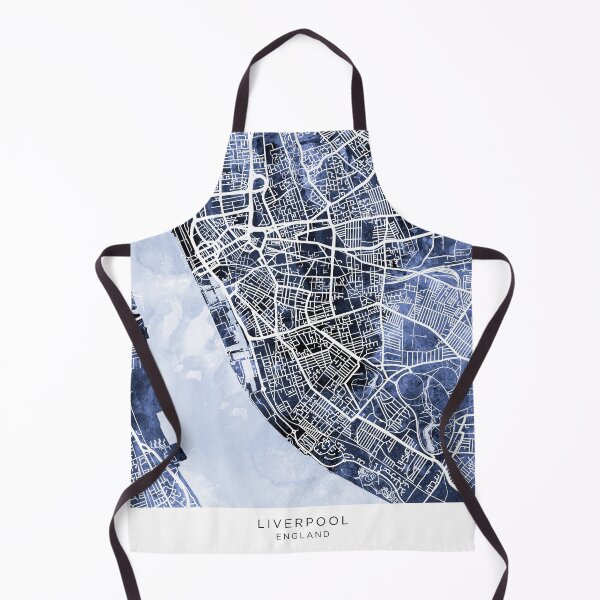 Item preview, Liverpool England City Map designed and sold by ArtPrints.