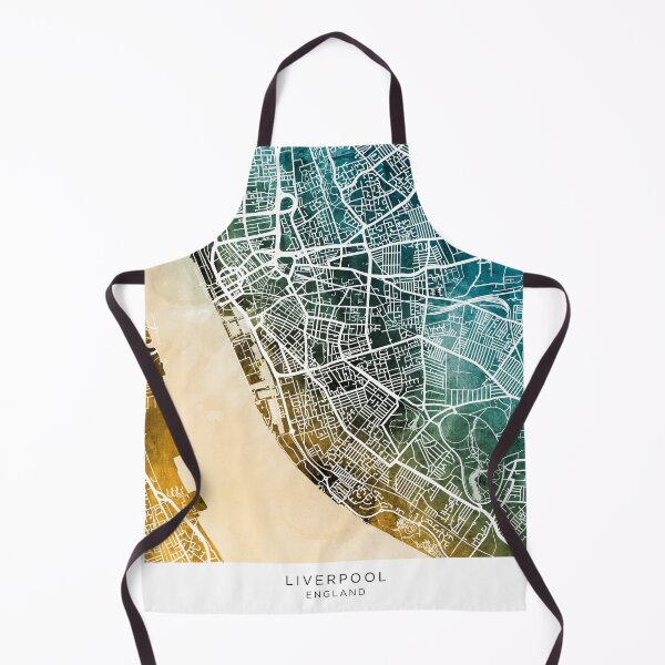 Item preview, Liverpool England City Map designed and sold by ArtPrints.