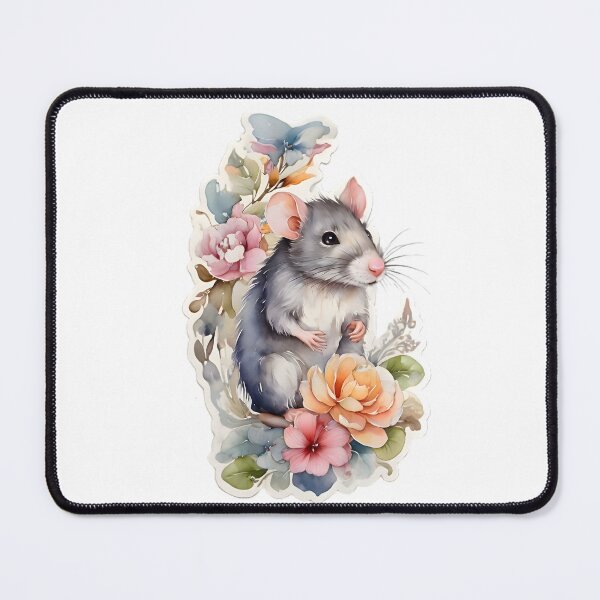Item preview, Rat with Flower designed and sold by HOMETOWN86.