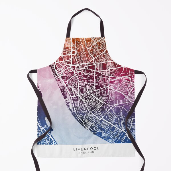 Item preview, Liverpool England City Map designed and sold by ArtPrints.