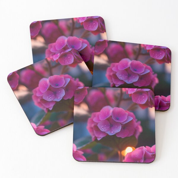 Item preview, Hydrangea Tile 19: Blue Skies and Pastel Puffs Dancing in Nature's Confetti Bowl designed and sold by TheBrainArt.