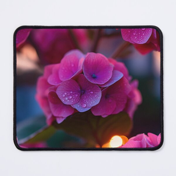 Item preview, Hydrangea Tile 19: Blue Skies and Pastel Puffs Dancing in Nature's Confetti Bowl designed and sold by TheBrainArt.