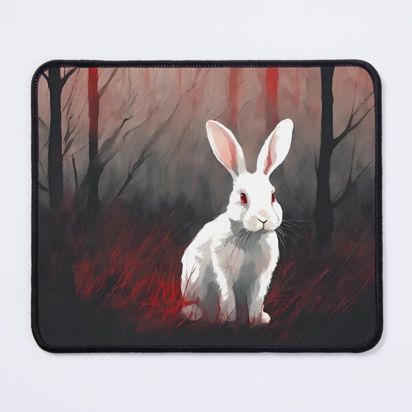 Item preview, Spooky White Rabbit designed and sold by LittleGoblinPrs.