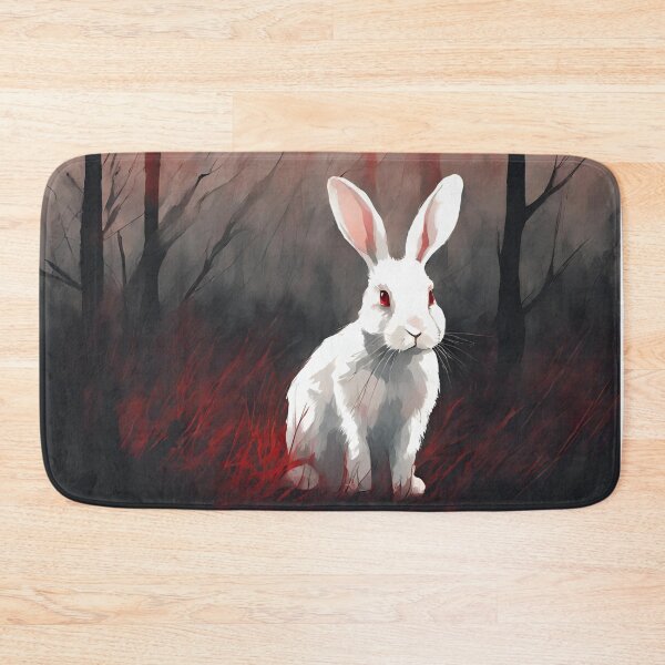 Item preview, Spooky White Rabbit designed and sold by LittleGoblinPrs.
