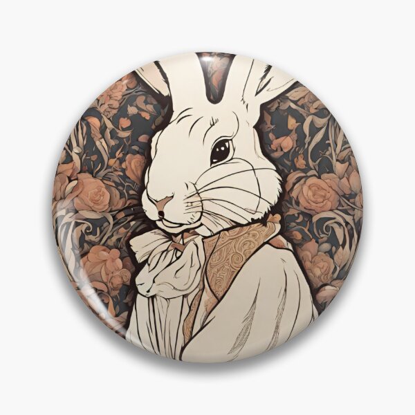 Item preview, Conejo Art Nouveau 2 designed and sold by LittleGoblinPrs.