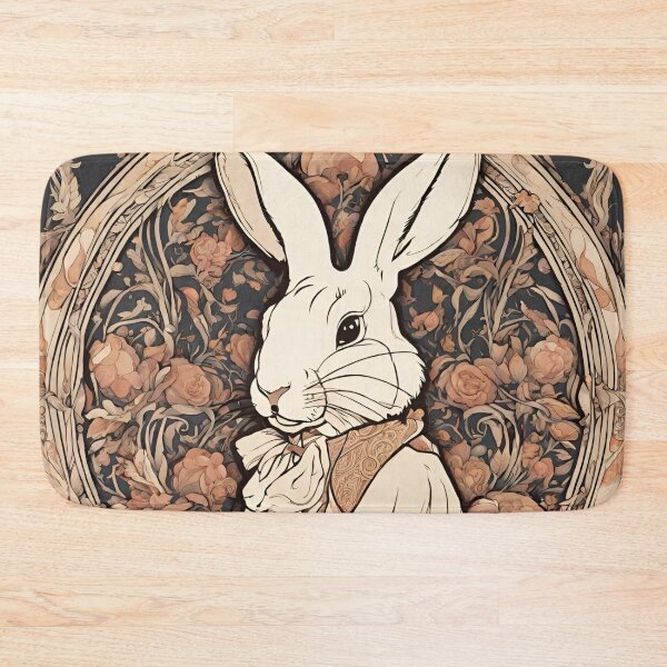 Item preview, Art Nouveau Rabbit 2 designed and sold by LittleGoblinPrs.