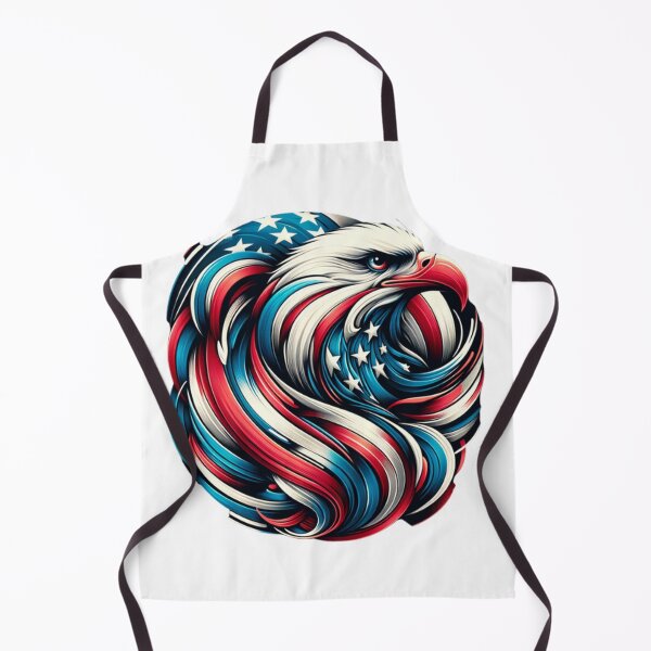 Item preview, American Eagle blended with American Flag Abstract Art designed and sold by Red, White & Blue Glory.