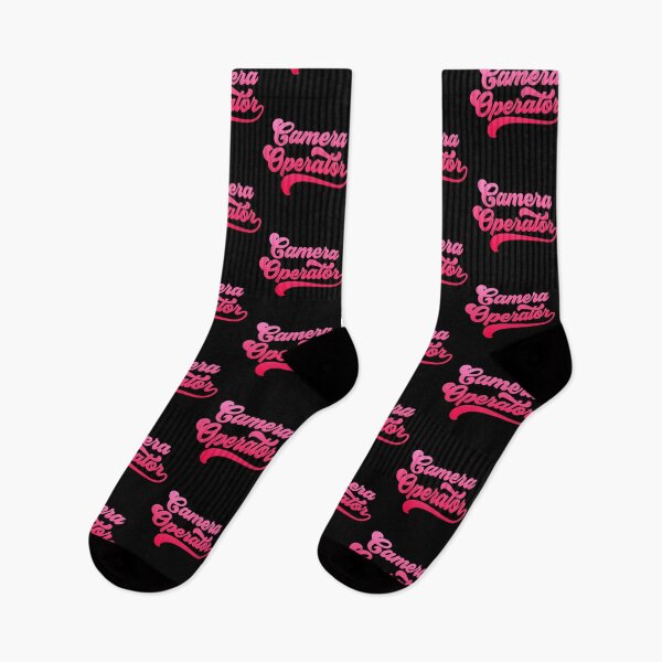 Item preview, Groovy Camera Operator - Hot Pink Gradient designed and sold by NermilioDesigns.