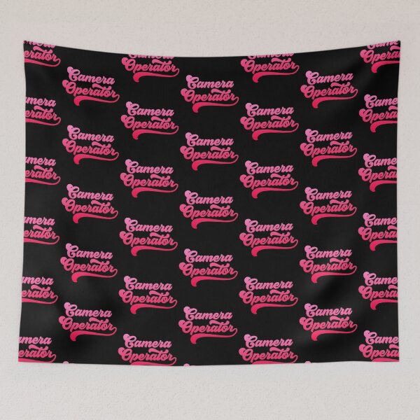 Item preview, Groovy Camera Operator - Hot Pink Gradient designed and sold by NermilioDesigns.