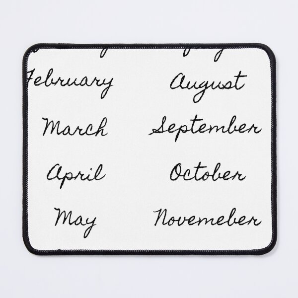 Item preview, Months Of The Year designed and sold by Ambreen09.