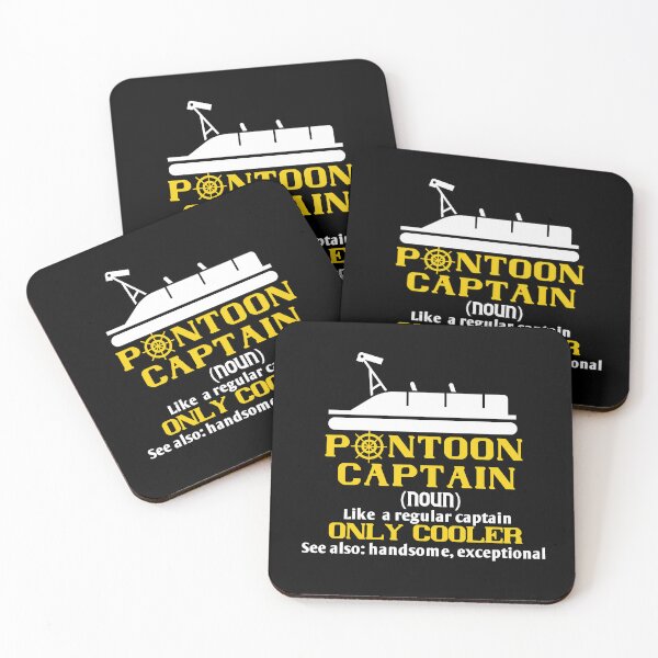 Item preview, Pontoon Captain Noun Like a Regular Captain, Only Cooler See Also: Handsome, Exceptional designed and sold by EmiAndMike.