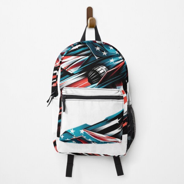 Item preview, F35 fighter jet with American Flag designed and sold by Red, White & Blue Glory.