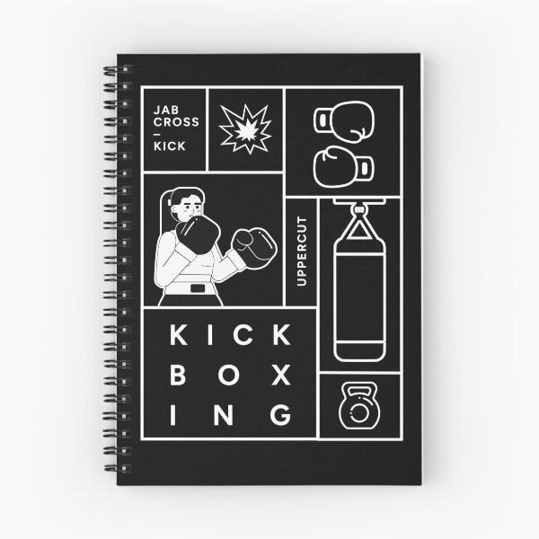 Item preview, Minimal Kickboxing Girl Aesthetic Boxing Woman Graphic Art designed and sold by marni graphics.