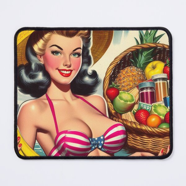 Item preview, Tropical Summer Pin-Up designed and sold by PulpVintage.