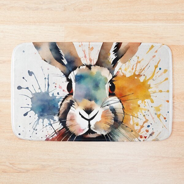 Item preview, Watercolor Rabbit designed and sold by LittleGoblinPrs.
