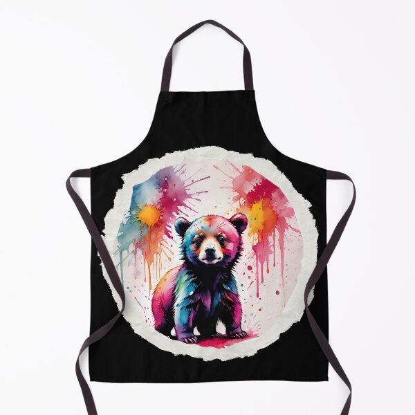 Item preview, Baby Bear Paint Splash Artwork designed and sold by BotunPeony.