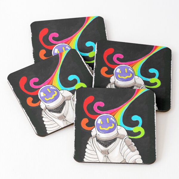 Item preview, Happy Spaceman Astronaut Rainbow Pride designed and sold by VeeJayWild.
