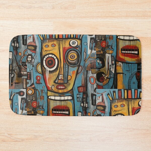 Item preview, Art Brut Primitive Face designed and sold by sheprint.