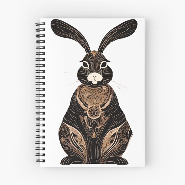 Item preview, Art Deco Rabbit 2 designed and sold by LittleGoblinPrs.
