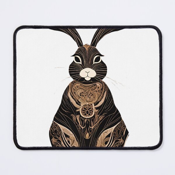 Item preview, Art Deco Rabbit 2 designed and sold by LittleGoblinPrs.