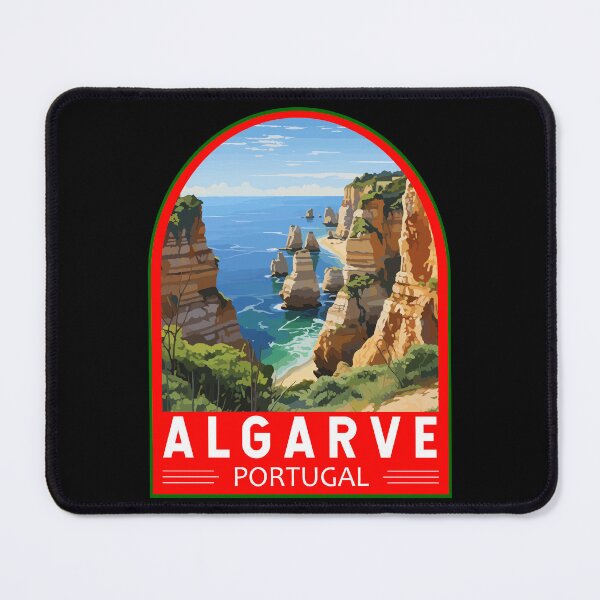 Item preview, Algarve Portugal Travel Art Emblem designed and sold by KrisSidDesigns.