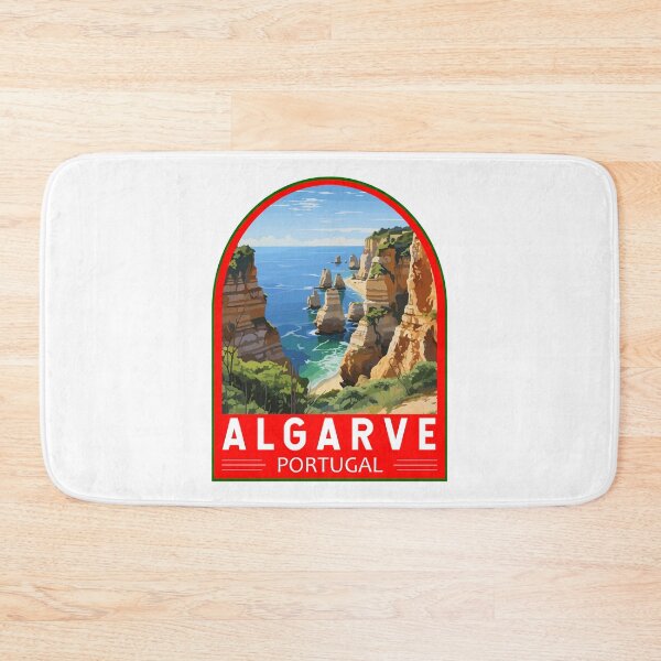 Item preview, Algarve Portugal Travel Art Emblem designed and sold by KrisSidDesigns.
