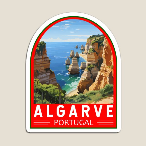 Artikel-Vorschau von Algarve Portugal Reisekunst-Emblem, designt und verkauft von KrisSidDesigns.