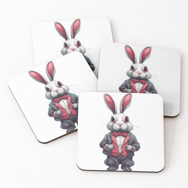 Item preview, Pop Surrealist Rabbit designed and sold by LittleGoblinPrs.